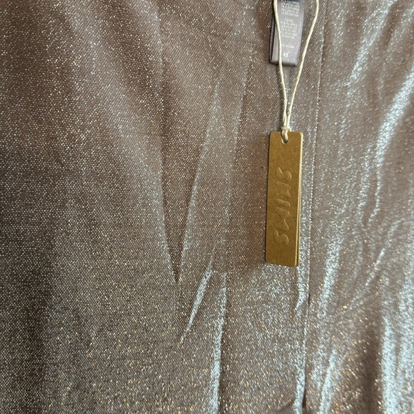 NWT SKIMS, size 4X, shimmer, metallic leggings, color, sienna,(AP-PNT-1345 - Picture 6 of 8